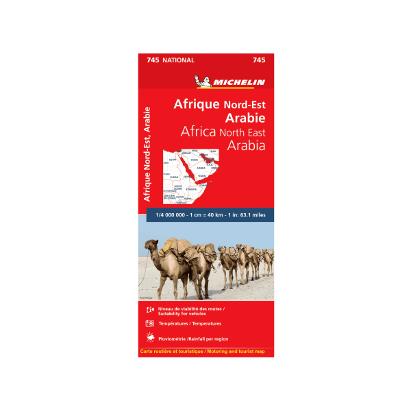 CN 745 Afrique Nord Est - CARTES ET GUIDES MICHELIN