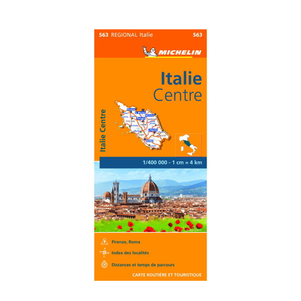 Central Italy Regional Map 563 - MICHELIN MAPS AND GUIDES