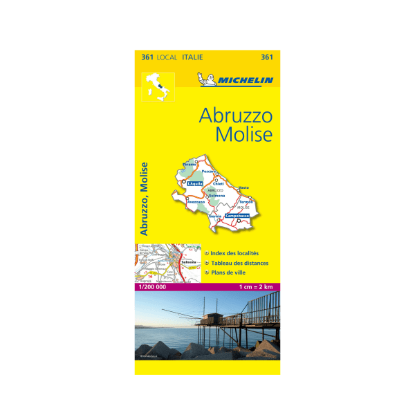 abruzzo carte local - CARTES ET GUIDES MICHELIN