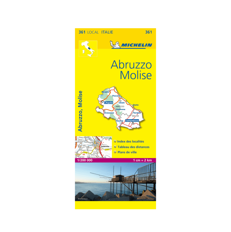 abruzzo carte local - CARTES ET GUIDES MICHELIN