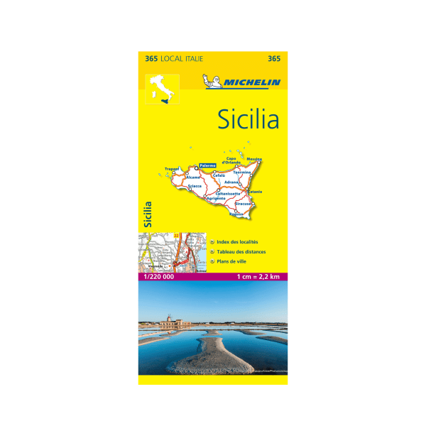 carte sicile michelin - CARTES ET GUIDES MICHELIN