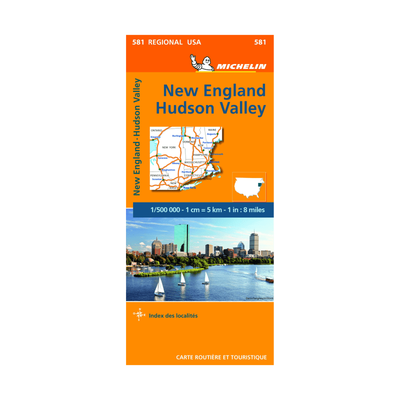 CR 581 NEW ENGLAND - cartes et guides
